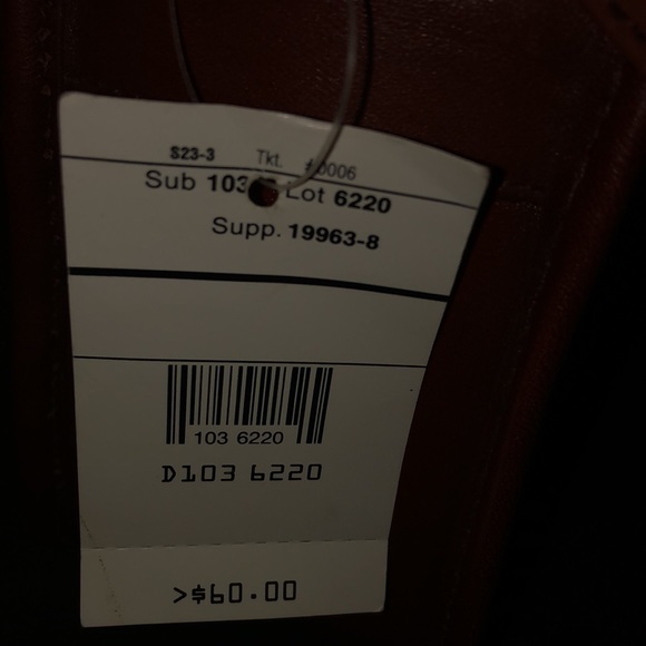 HUNT CLUB BROWN LEATHER CROSSBODY HANDBAG - Picture 10 of 12